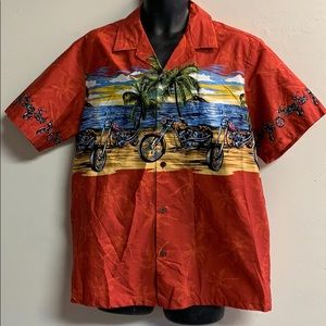 VTG Bishop Street Apparel Hawaiian shirt L